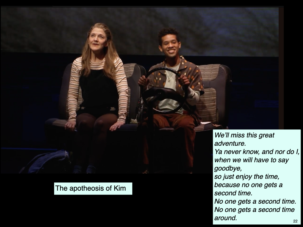 The finale: Kim and Seth set off on a road trip through East Coast tourist destinations.
