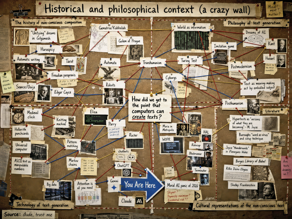 Slide 3: "Historical and philosophical context (a crazy wall)"